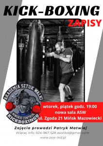 Plakat kick-boxing 2 ASW