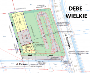 koncepcja zagospodarowania terenu rekreacyjnego przy ulicy Perłowej w Dębem Wielkim